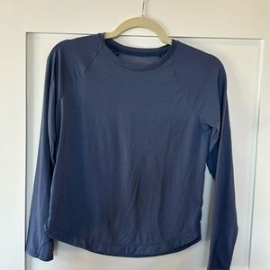 Athleta girl long sleeve blue